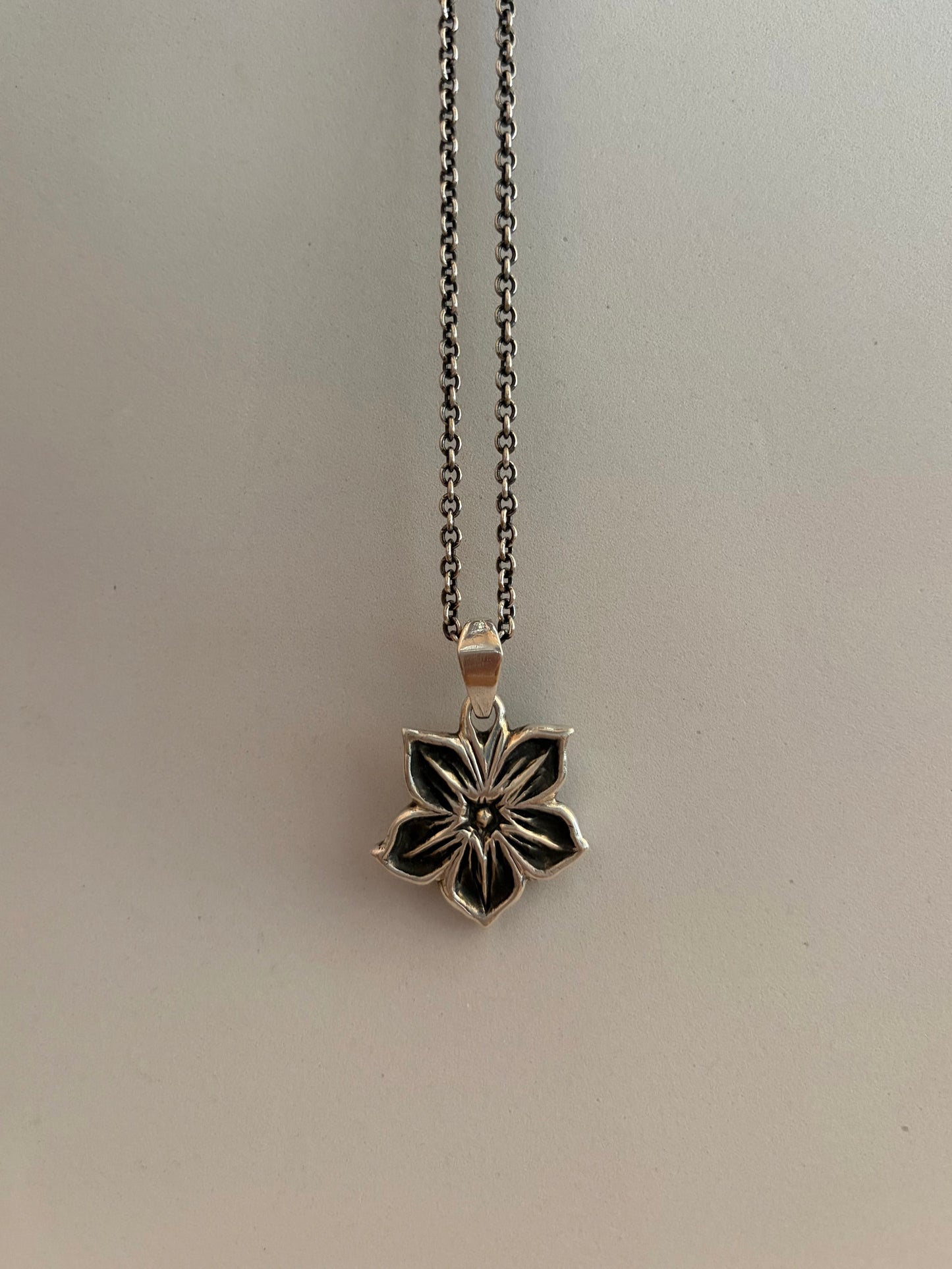 Black Petunia Pendant